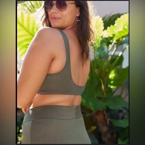 Olive Green Bikini Top - Picture 4 of 7